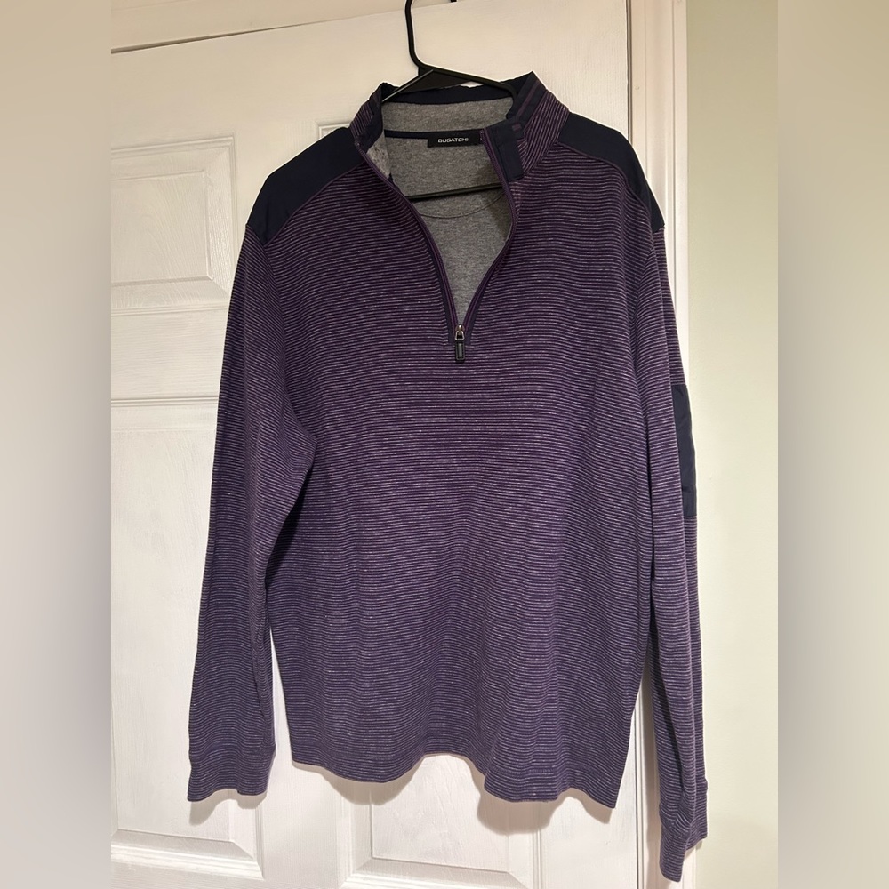 Bugatchi quarter zip shirt size XL